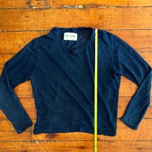 Our legacy blue knit light long sleeved sweater